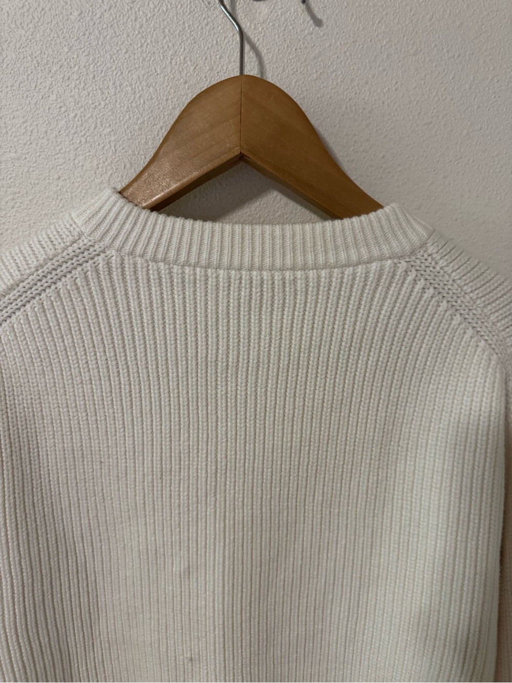 J Crew Four-Pocket Cardigan Lady Jacket White Chunky Ribbed Knit 2025-Small - Picture 7 of 10